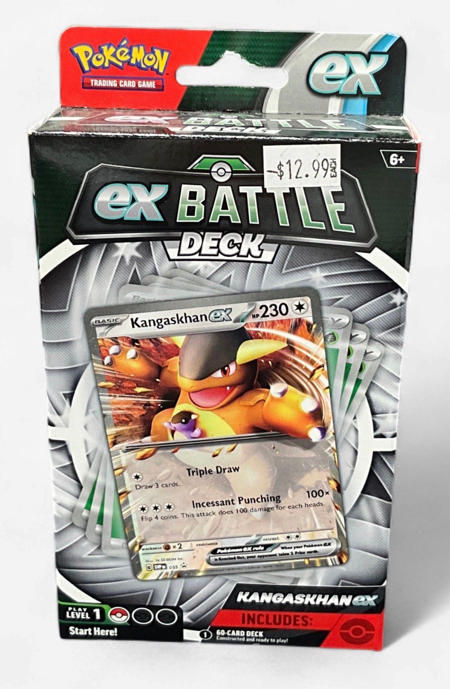 Pokemon TCG ex Battle Deck - Kangaskhan ex - Factory Sealed Box 60 Card Deck