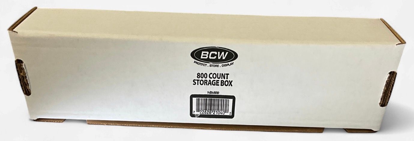BCW 800 count storage box