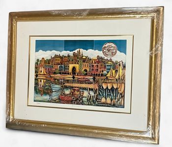 Amram Ebgi “City of Jaffa” Signed 276/850 Print
