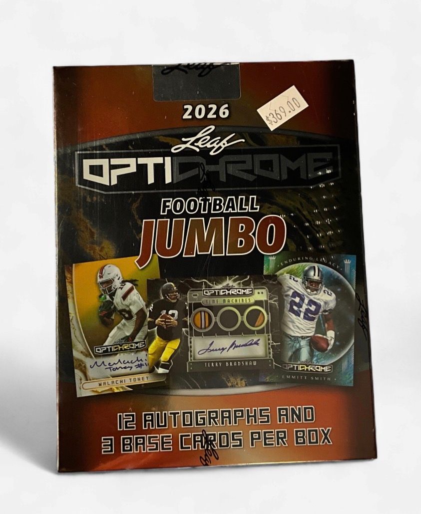 2026 Leaf Optichrome Football Jumbo Hobby Box