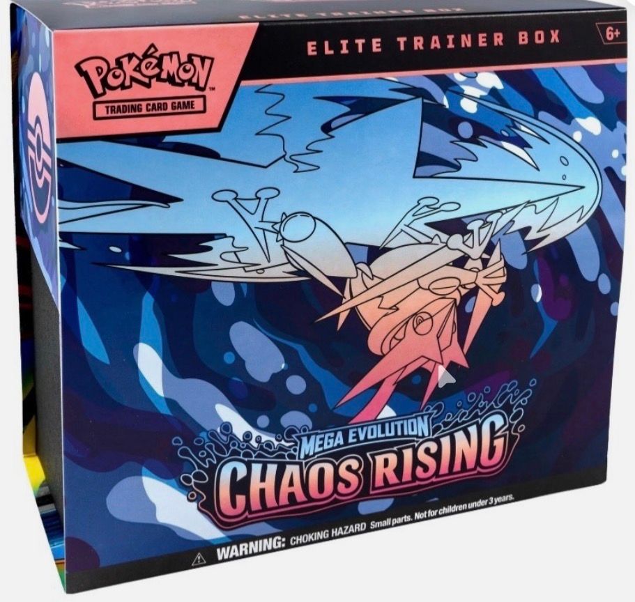 Pokémon Mega Evolution Chaos Rising Elite Trainer box