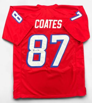 NE Patriots Ben Coates Autographed Jersey JSA COA