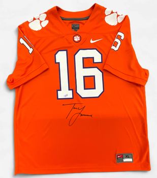 Clemson Tigers Trevor Lawrence Autographed Jersey Fanatics COA