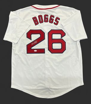 Boston Red Sox Wade Boggs Autographed Jersey JSA COA