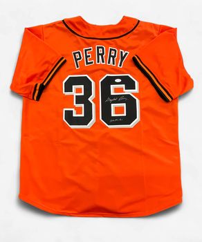 SF Giants Gaylord Perry Autographed Jersey JSA COA