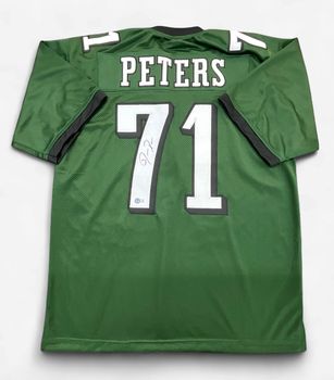 Philadelphia Eagles Jason Peters Autographed Jersey Beckett COA