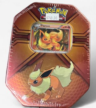 Pokémon Flareon Triple Effect Tin TCG