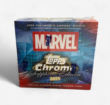 2025 Marvel Topps Chrome Sapphire Edition