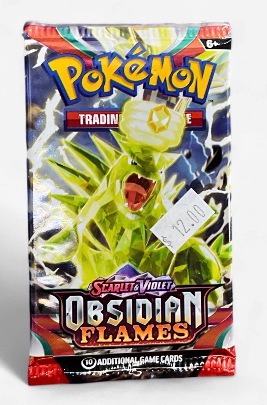 Pokémon Scarlet and Violet obsidian flames booster box pack