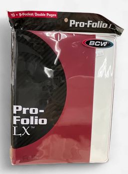 BCW Pro-Folio LX 20 Side loading 9 pocket Double Pages