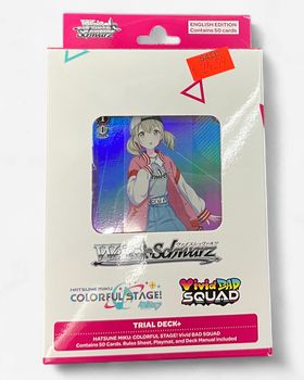 Weiss Scwartz TCG: Hasune Miku: Colorful Stage! Vivid Bad Squad Trial Deck +