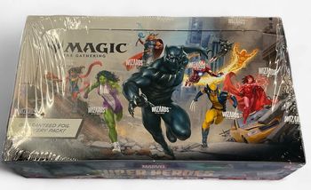 Marvel superheroes play boosters box