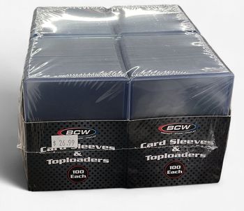 Card sleeves and Toploaders 100 ct