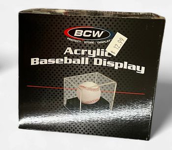 BCW Acrylic Baseball Display