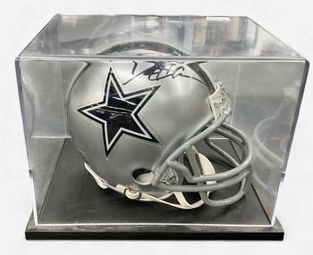 Dallas Cowboys Deion Sanders Mini Helmet w/ COA