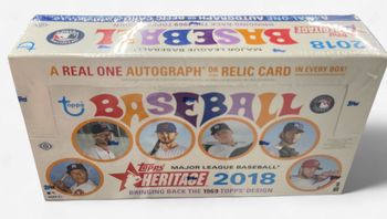 2018 Topps Heritage hobby box