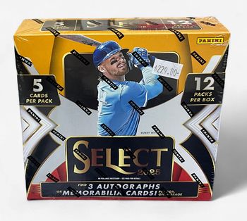 Panini Select 2025 Baseball Trading Cards  12 pks