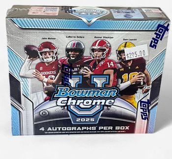Topps 2025 Bowman U Chrome NFL Football Trading Cards