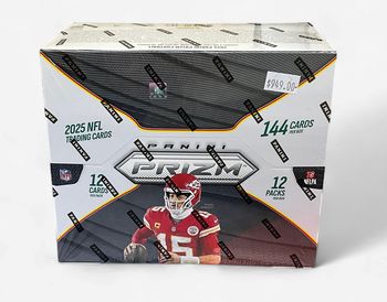 Panini Prizm 2025 NFL Trading Cards Hobby Box