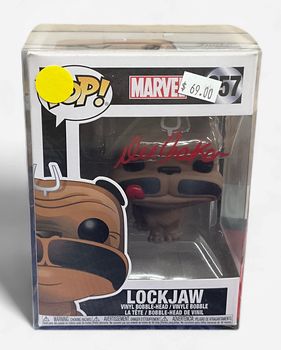 Funko Pop! Dee Baker Autographed Marvel Lockjaw