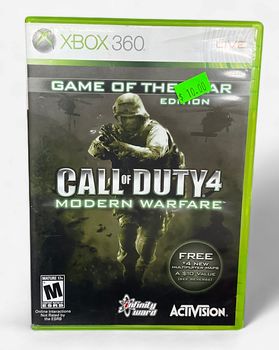 Xbox 360 Call of Duty 4 Modern Warfare Game