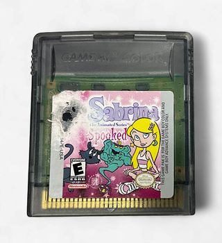 Nintendo Gameboy Color Sabrina Spooked Game