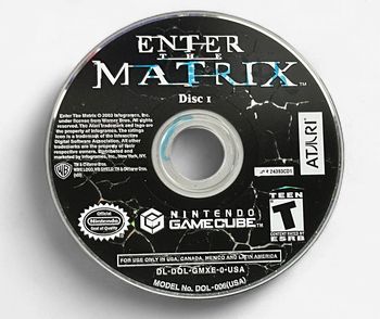 Nintendo GameCube Enter the Matrix Game Disc 1