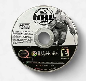 Nintendo GameCube EA Sports NHL 2004 Game