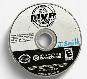 Nintendo GameCube EA Sports MVP Baseball 2004 Game