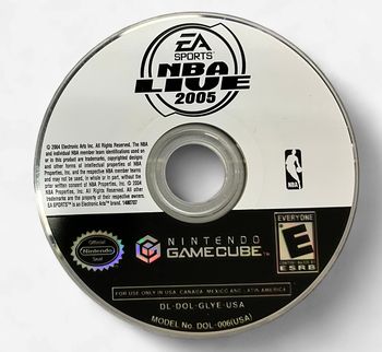 Nintendo GameCube EA Sports NBA Live 2005 Game
