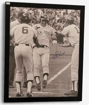 NY Yankees Bucky Dent Autographed Print Steiner COA