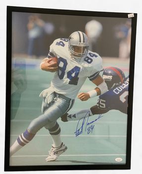 Dallas Cowboys Jay Novacek Autographed Photo JSA COA