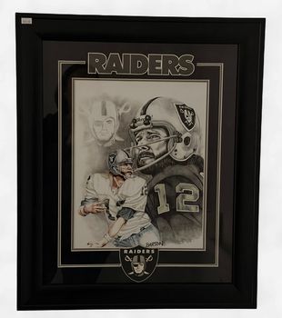 Oakland Raiders Ken Stabler Framed Print