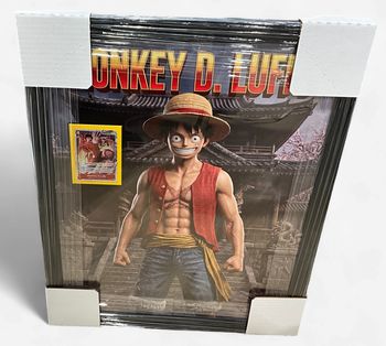Monkey D. Luffy with Impel Down/Straw Hat Crew framed print