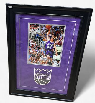 Sacramento Kings Jason Williams Autographed framed Photo JSA COA