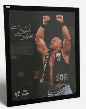 Stone Cold Steve Austin Autographed Photo Beckett COA
