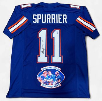 Steve Spurrier Signed #11 Florida Legends Experience Jersey