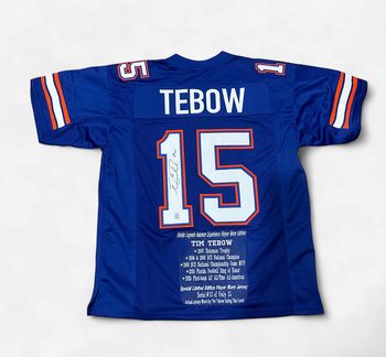 Tim Tebow 12/35 Gator Legends Signed Jersey-Player Worn
