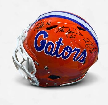3x Heisman Signed Full Size Helmet- Orange