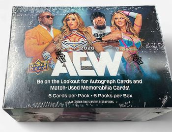 2026 upper deck AEW blaster box