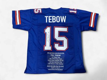 Tim Tebow 4/35 Gator Legends Signed Jersey -Player Worn