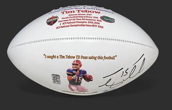Tim Tebow signed Legends Football