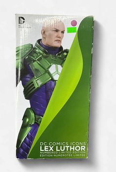 Superman - Lex Luthor DC Icons 10” High Quality Display Statue Made of Polyresin