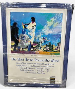 LeRoy Neiman "Shot Heard 'Round the World" Signed Lithograph Lmtd Edition 529/600 JSA COA