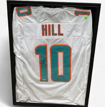 Miami Dolphins Tyreek Hill Autographed Framed Jersey Beckett COA