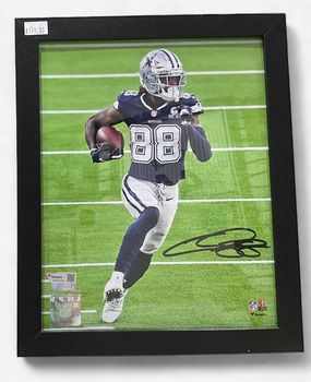Dallas Cowboys Autographed Cee Dee Lamb Framed Photo Fanatics COA
