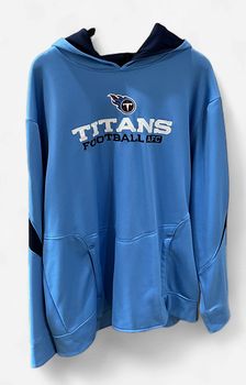 Vintage Titans Football Hoodie Sz XL