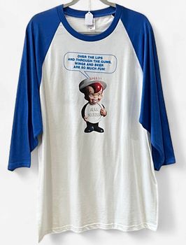 Vintage Alka Seltzer Mascot Speedy Raglan T-shirt Sz XL