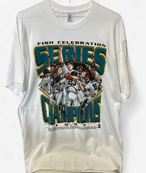 Vintage 1997 Fish Celebration Series Champion White T-shirt Sz XL
