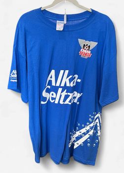 Vintage Alka Seltzer Copa Tecate Blue T-shirt Sz XL